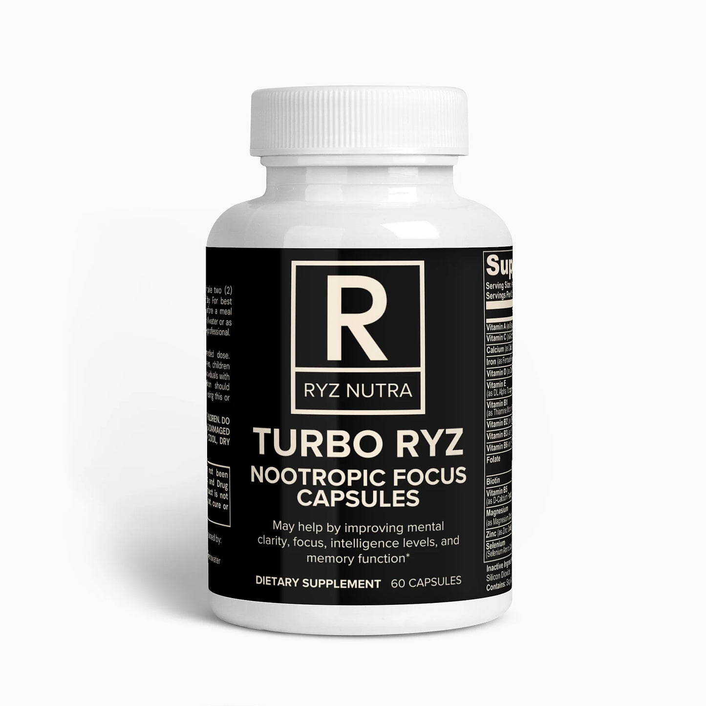 Turbo Ryz Nootropic Focus Capsules